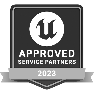 Unreal Engine Approved Service Partner Badge