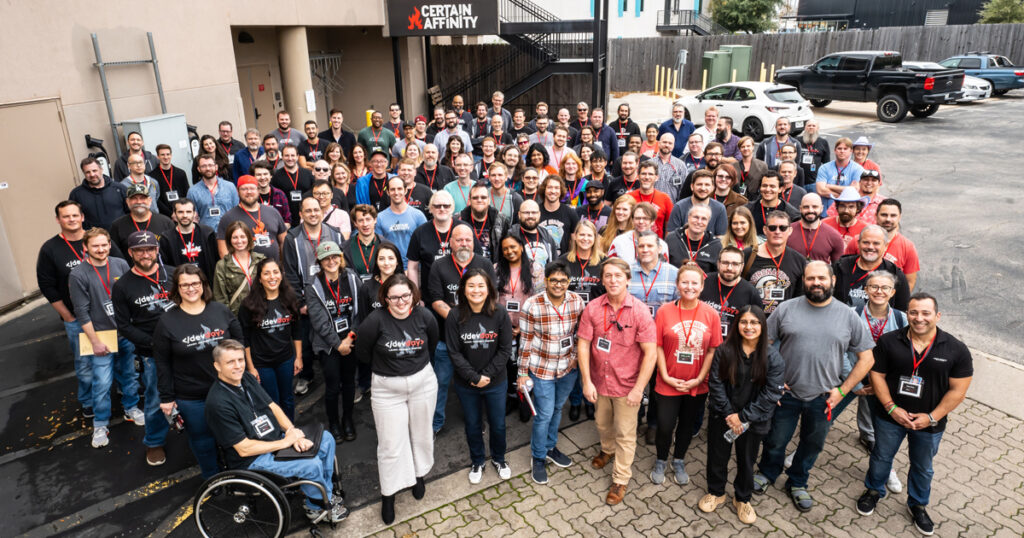 Certain Affinity Dev Day In-person Attendees